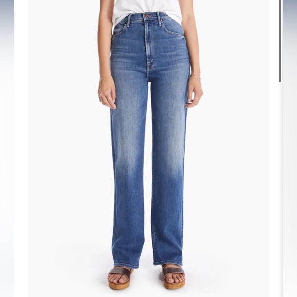NWOT Mother High Waisted Tunnel Vision Sneak Size 25 - Picture 1 of 17